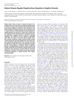 Hedonic hotspots regulate cingulate-driven adaptation to cognitive