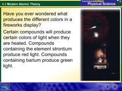 Electron Configurations 4.3 Modern Atomic Theory