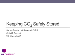 Keeping CO2 safely stored