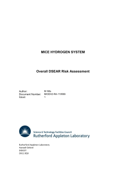 Overall DSEAR Risk Assessment