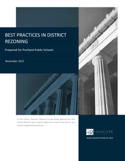 best practices in district rezoning