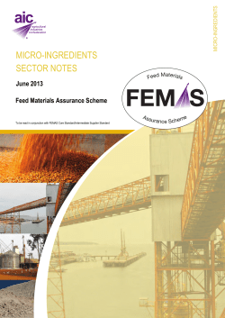 micro-ingredients sector notes