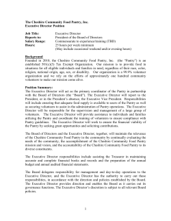 Executive Director Job Description