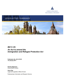 Bill C-35 - Library of Parliament