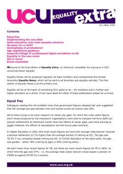 Equality Extra 1, Jul 06