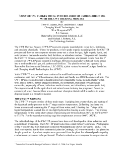 The Thermal-Depolymerization and Chemical Reforming technology