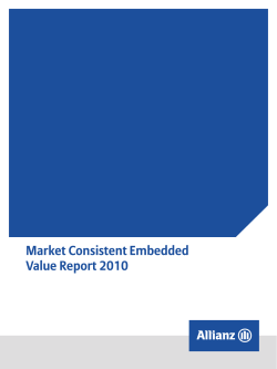 Market Consistent Embedded Value Report 2010