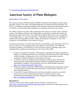 American Society of Plant Biologists