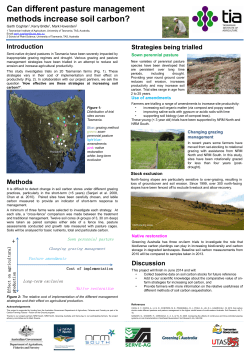 Can different pasture management methods increase soil carbon?
