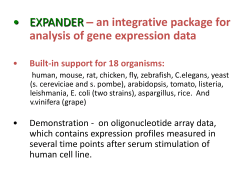 EXPression ANalyzer and DisplayER