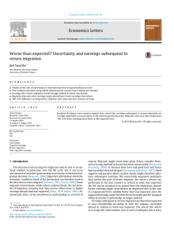Worse than expected? Uncertainty and earnings