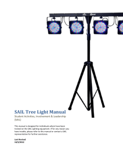 SAIL Tree Light Manual