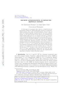 Discrete approximations to reflected Brownian motion