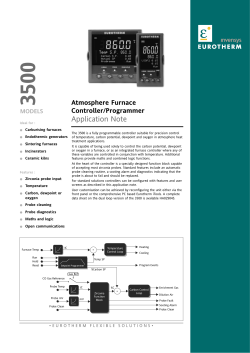3500 Atmosphere Furnace Controller/Programmer