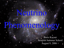 ppt - School of Physics and Astronomy