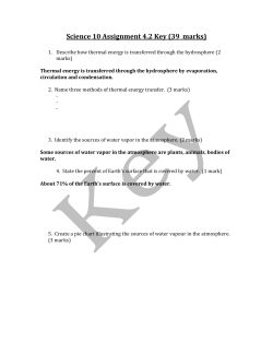 Science 10 Assignment 4.2 Key
