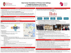Boot Camp Translation in Primary Care Settings: A WREN