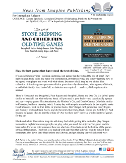 For Immediate Release Play the best games that