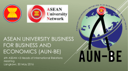asean university business for business and economics