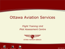 Flight Training Unit Pilot Assessment Centre