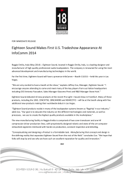 Eighteen Sound Makes First U.S. Tradeshow Appearance At
