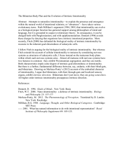 bilaterian_intentionality