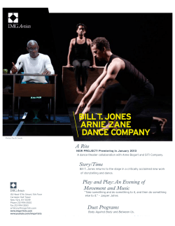 A Rite Story/Time Play and Play: An Evening of Movement and
