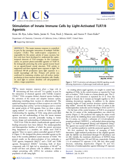 Stimulation of Innate Immune Cells by Light-Activated
