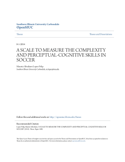 a scale to measure the complexity and perceptual