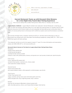 Harvest Restaurant Teams up with Brouwerij West Brewery for a