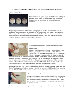 Slab Press Mold Article