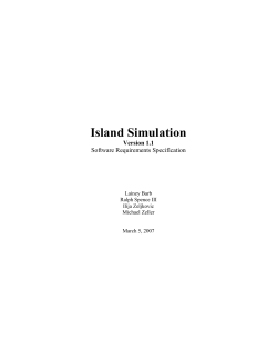 Island Team Revised SRS