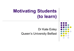 Diversity in the classroom - Queen`s University Belfast