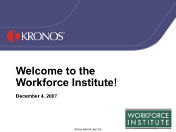 Marketing Kick Off - The Workforce Institute