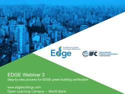 EDGE Certification Process