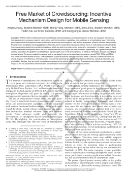 Free Market of Crowdsourcing: Incentive Mechanism Design for