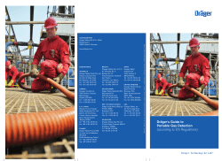 Dr&auml;ger`s Guide to Portable Gas Detection (according to EN