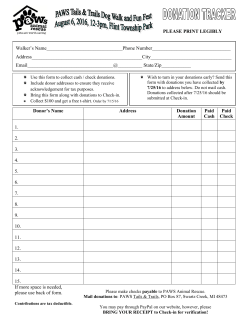 PLEASE PRINT LEGIBLY If more space is needed, please use back