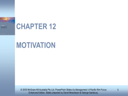 Cognitive theories Reinforcement theory