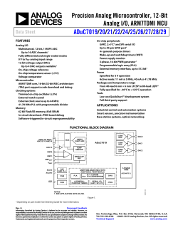 Precision Analog Microcontroller, 12