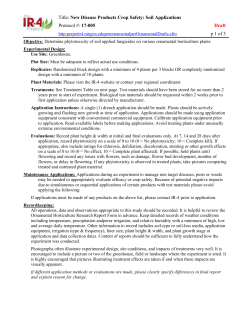 17-005 - IR-4 Project