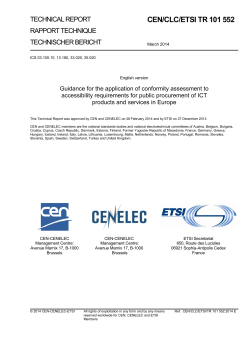 Guidance for the application of conformity assessment to European