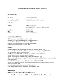 curriculum vitae - jennifer stauber