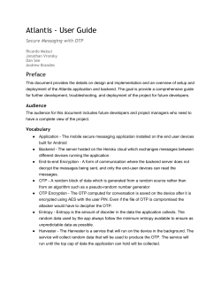 User Guide Document - CS-CSIF