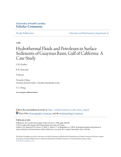 Hydrothermal Fluids and Petroleum in Surface Sediments of