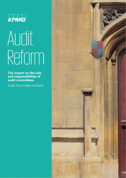 Audit Reform