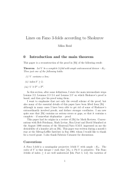 Lines on Fano 3-folds according to Shokurov