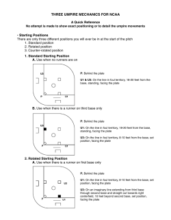 three umpire mechanics for ncaa