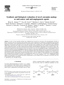 Synthesis and biological evaluation of novel