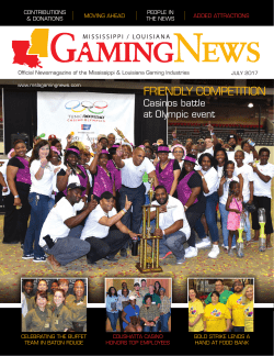 ground breaking news - Mississippi Gaming News